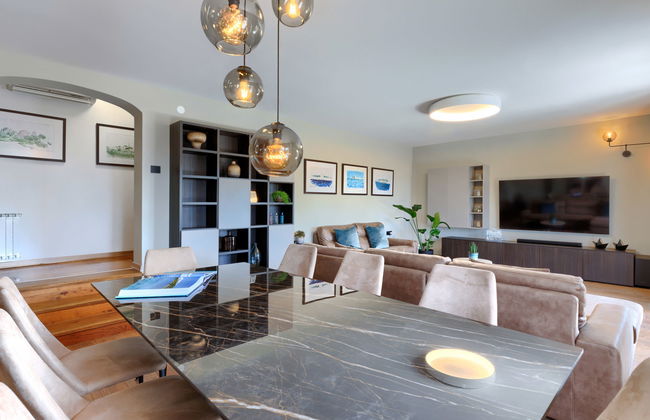 Casa de 6 quartos em Kaštelir-Labinci com piscina privada e jardim - Foto 12