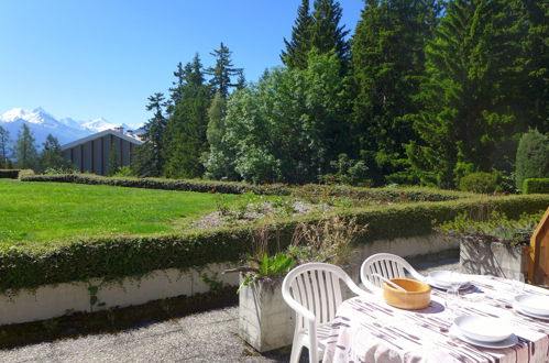 Foto 14 - Appartamento con 1 camera da letto a Crans-Montana con piscina e vista sulle montagne