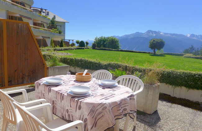Apartamento de 2 quartos em Crans-Montana com piscina e terraço - Foto 18