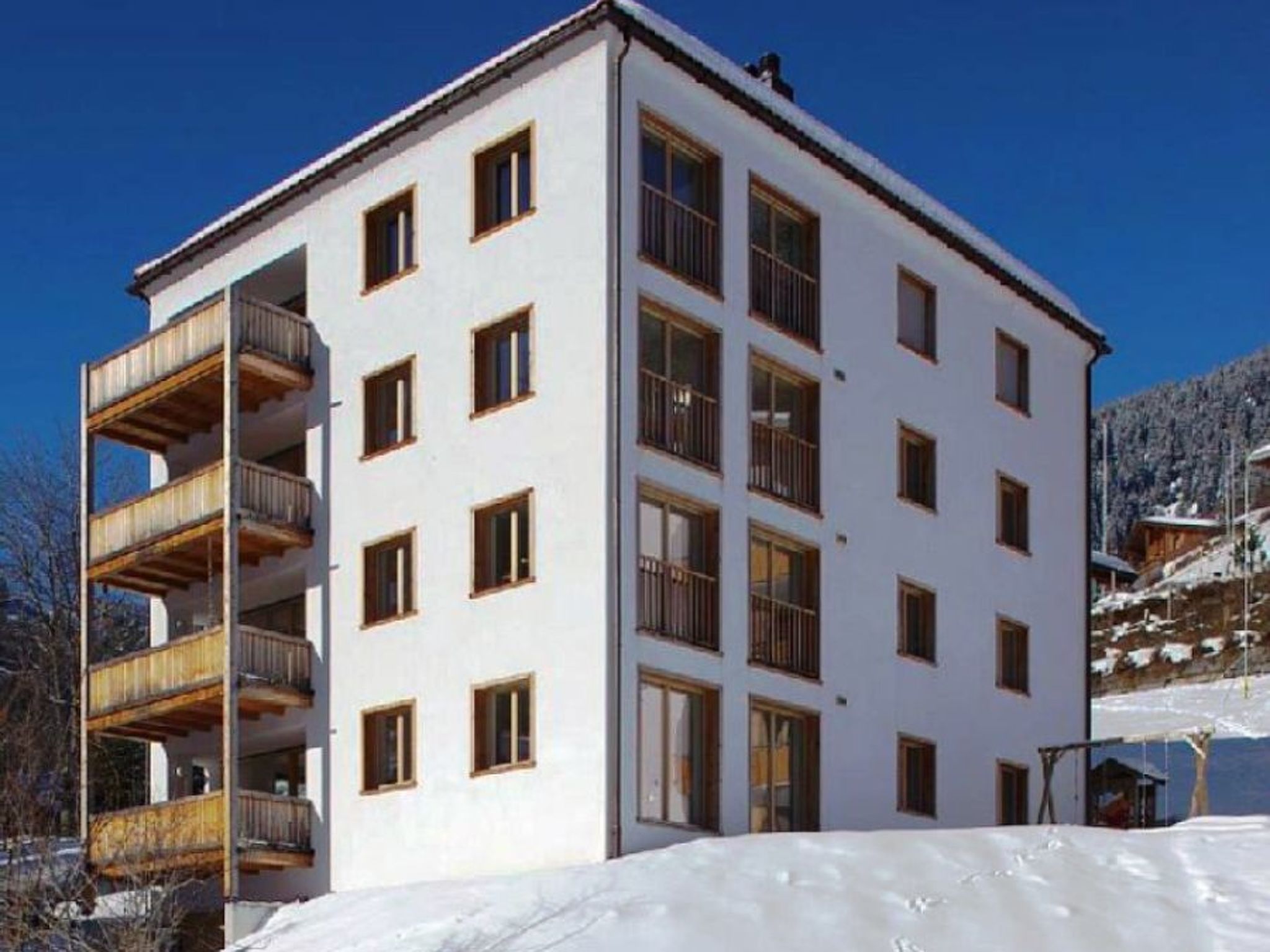 Foto 1 - Apartment mit 3 Schlafzimmern in Disentis/Mustér mit blick auf die berge