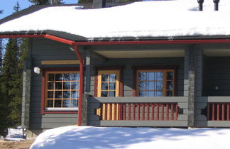 Foto 2 - Casa de 4 habitaciones en Kuusamo con sauna y vistas a la montaña