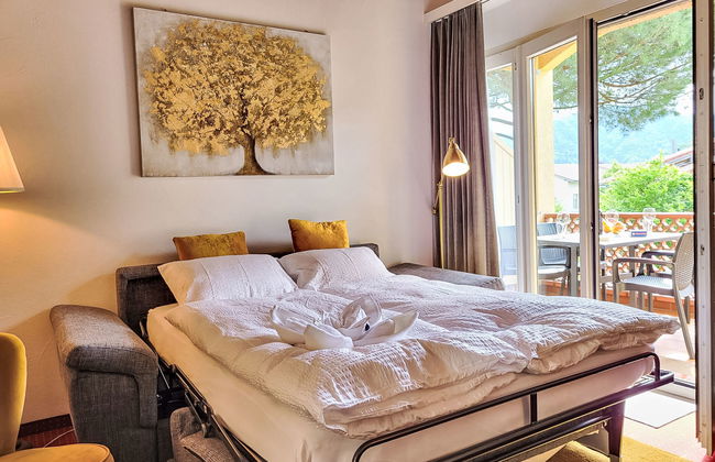 Apartamento de 1 quarto em Caslano com jardim e terraço - Foto 13