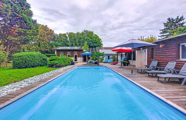 Casa de 5 quartos em Saint-Vincent-de-Paul com piscina privada e jardim - Foto 39