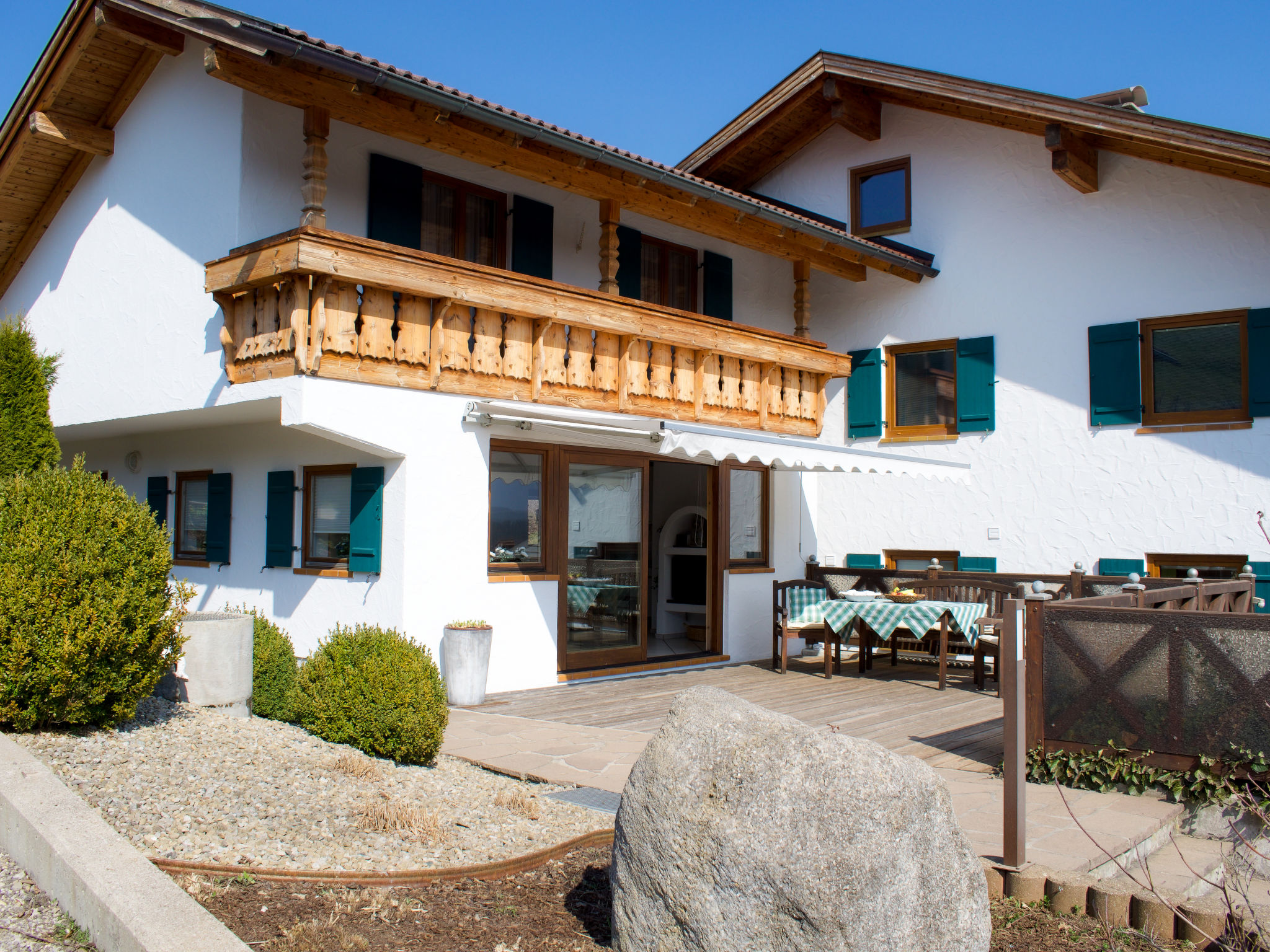 Photo 1 - Maison de 2 chambres à Lechbruck am See avec terrasse et vues sur la montagne