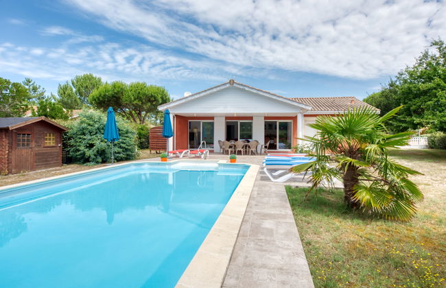 Casa de 4 quartos em Vendays-Montalivet com piscina privada e jardim - Foto 24