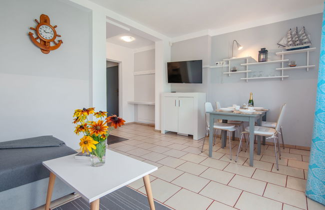 Apartamento de 1 quarto em Mielno com jardim e terraço - Foto 8