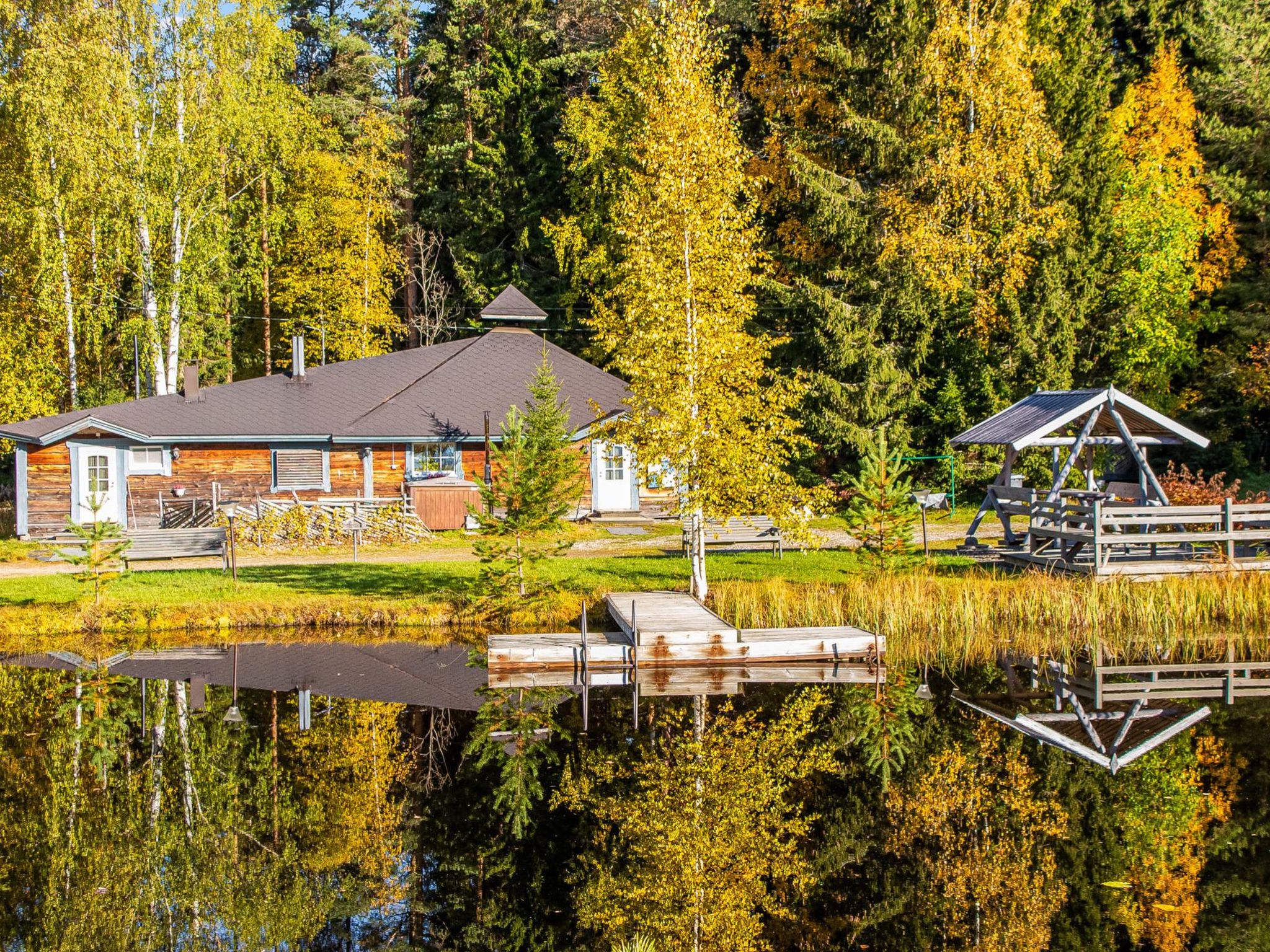 Foto 1 - Casa de 1 quarto em Kuopio com sauna e banheira de hidromassagem