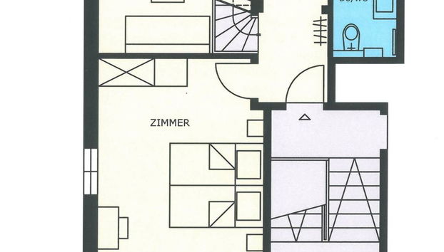 Apartment mit 2 Schlafzimmern in Saas-Almagell mit garten - Foto 4