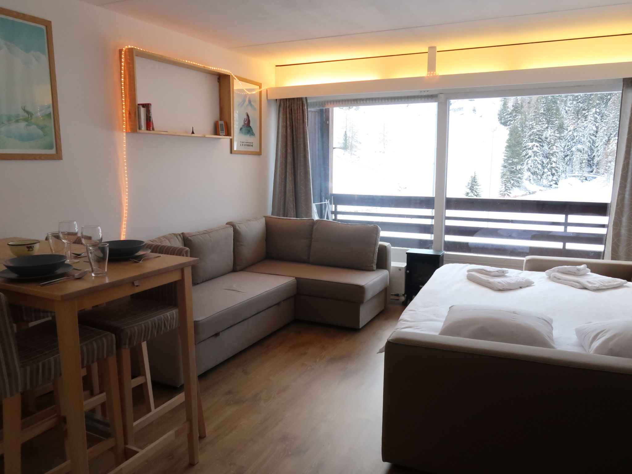 Foto 2 - Appartamento con 1 camera da letto a Nendaz con vista sulle montagne