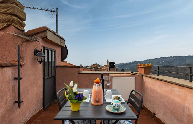 Apartamento de 1 quarto em Civezza com jardim e terraço - Foto 5