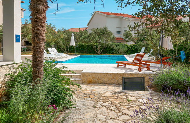 Apartment mit 2 Schlafzimmern in Sibenik mit schwimmbad und garten - Foto 8