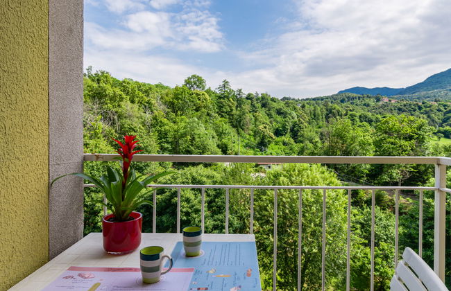 Apartamento de 1 quarto em Germignaga com piscina e jardim - Foto 5