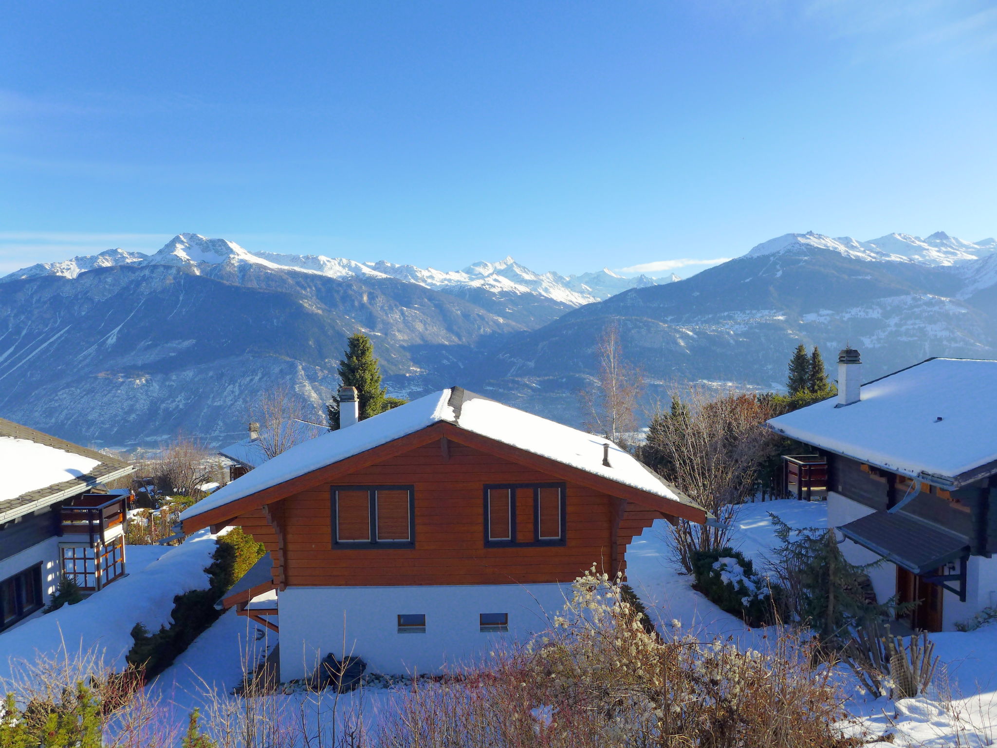 Foto 35 - Casa de 3 habitaciones en Crans-Montana con jardín