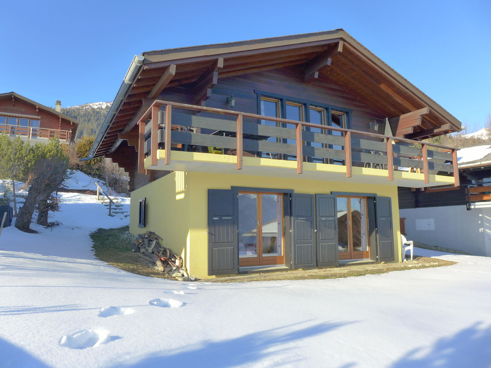 Photo 37 - Maison de 3 chambres à Crans-Montana avec jardin et vues sur la montagne