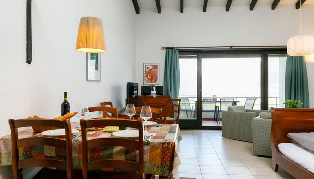 Apartment mit 2 Schlafzimmern in Gambarogno mit schwimmbad und garten - Foto 3