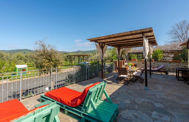 Casa de 3 quartos em Roccastrada com piscina e jardim - Foto 44