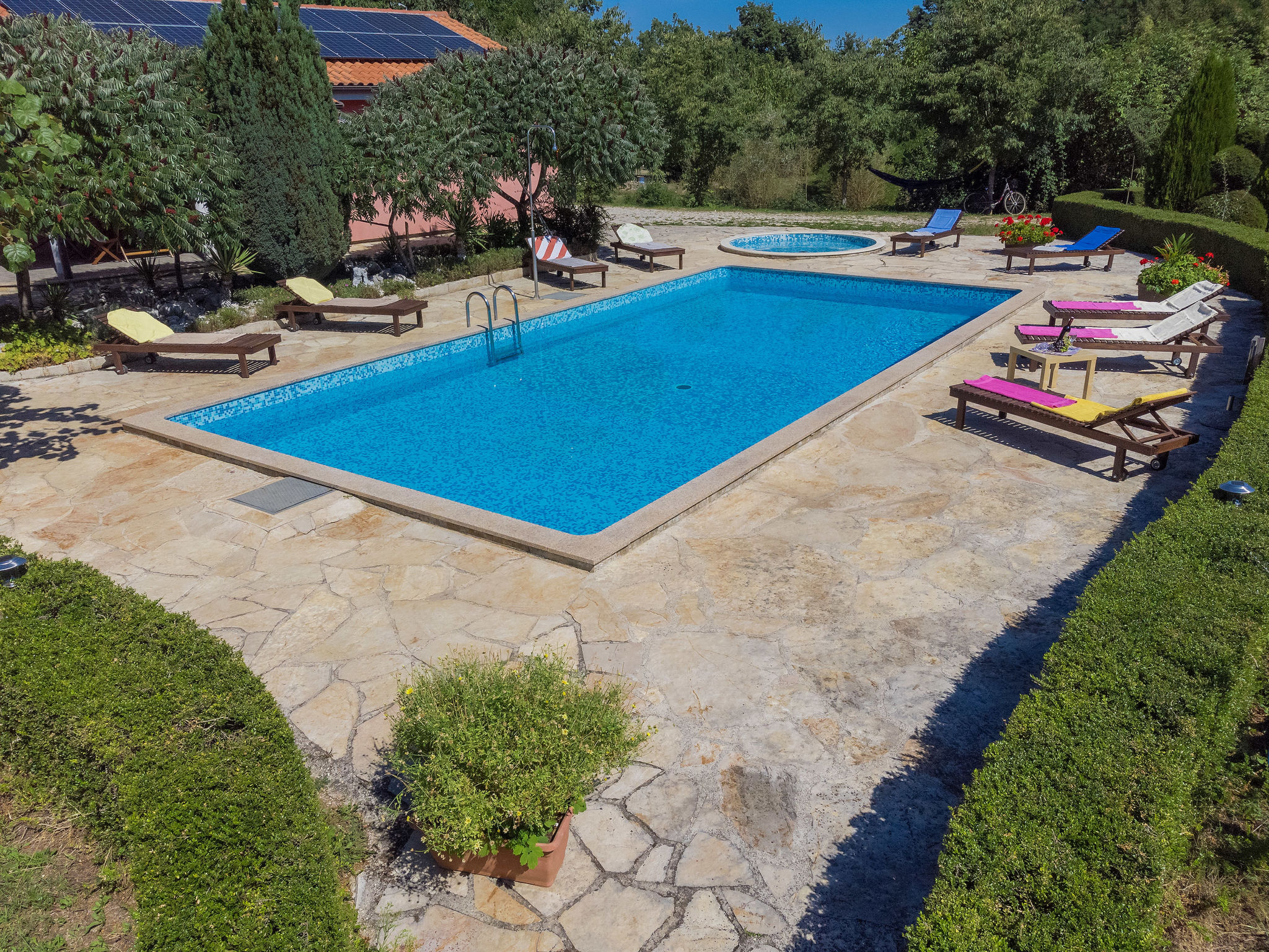 Foto 6 - Casa de 7 habitaciones en Žminj con piscina privada y vistas al mar