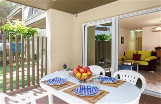Foto 1 - Apartamento de 2 habitaciones en Castell-Platja d'Aro con jardín y vistas al mar