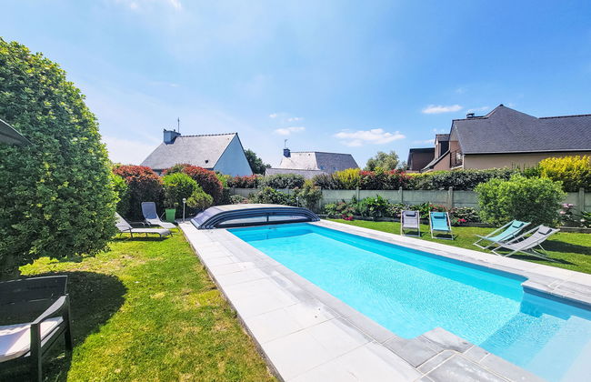 Casa de 5 quartos em Saint-Philibert com piscina privada e jardim - Foto 19