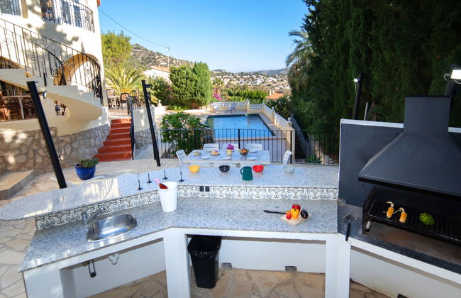 Casa con 4 camere da letto a Calp con piscina privata e giardino - Foto 3