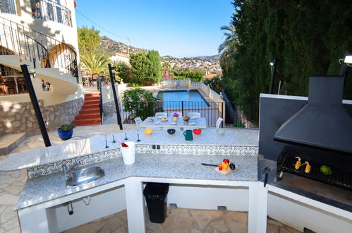 Foto 3 - Casa de 3 habitaciones en Calpe con piscina privada y vistas al mar