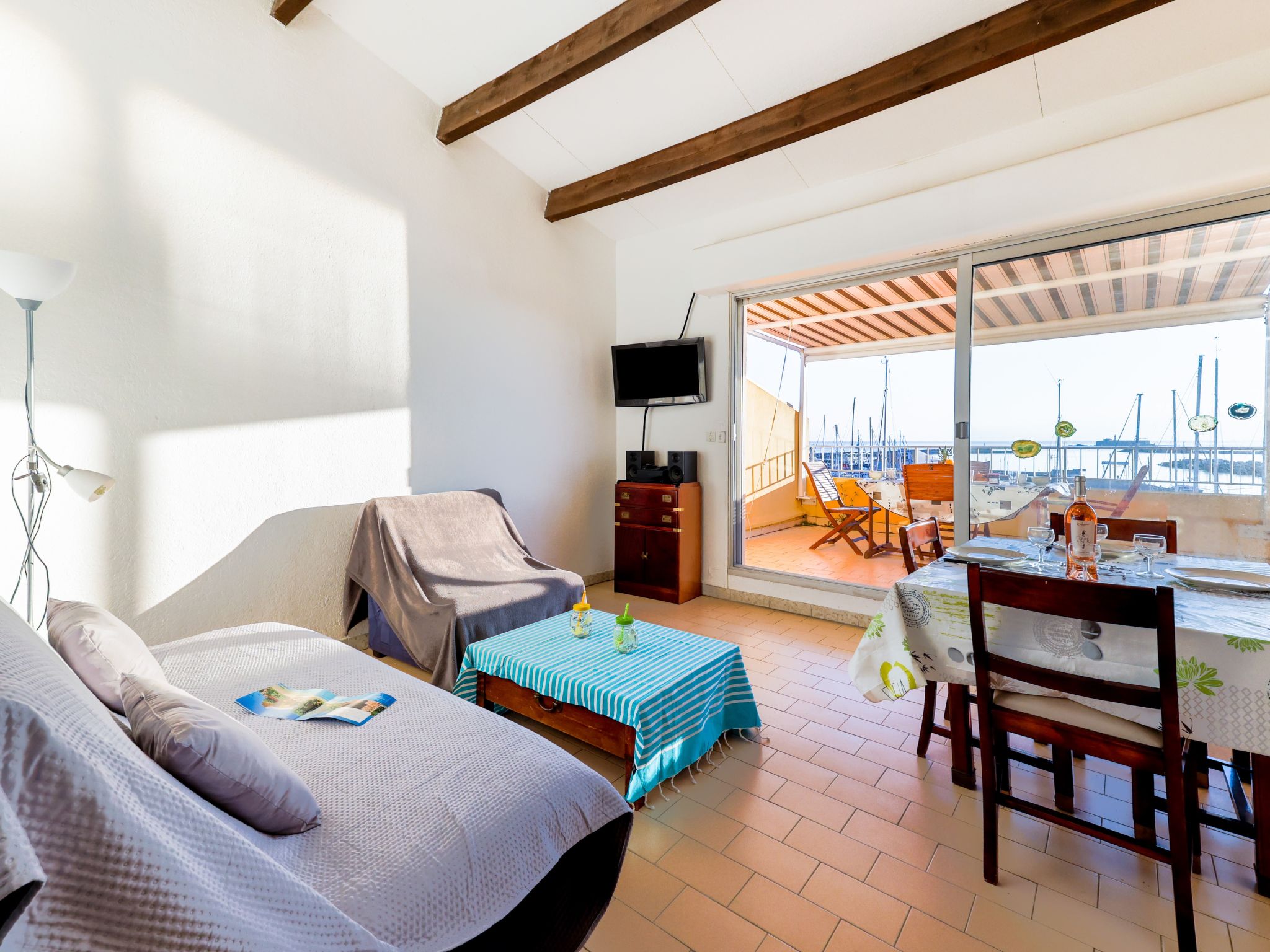Foto 3 - Apartamento de 1 quarto em Agde com terraço e vistas do mar