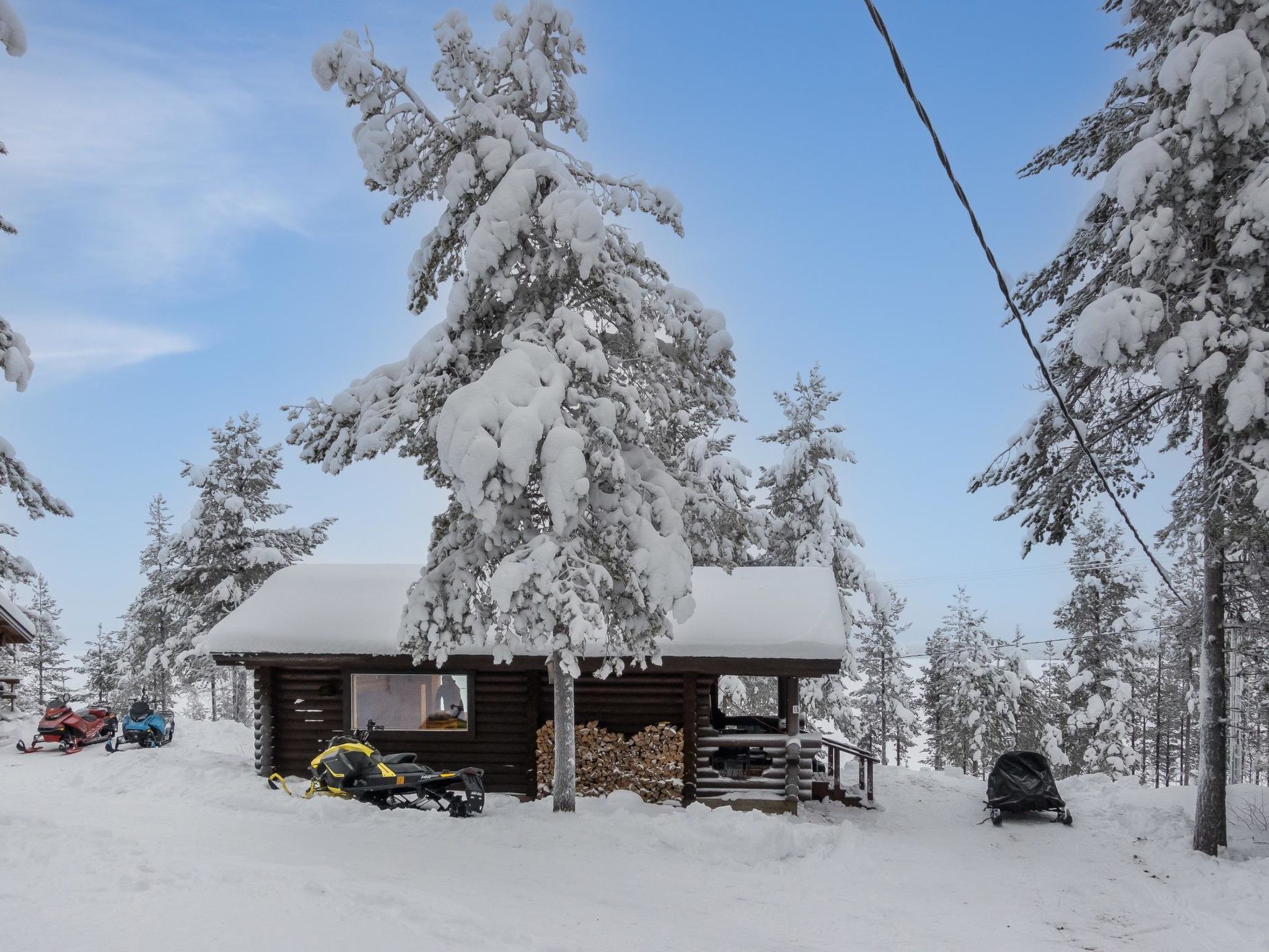 Foto 3 - Casa de 1 habitación en Sodankylä con sauna y vistas a la montaña