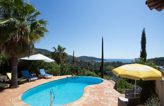 Foto 2 - Casa de 3 quartos em Le Lavandou com piscina privada e vistas do mar