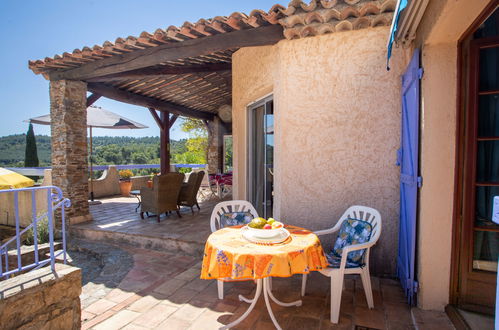 Foto 4 - Casa de 3 habitaciones en Le Lavandou con piscina privada y vistas al mar