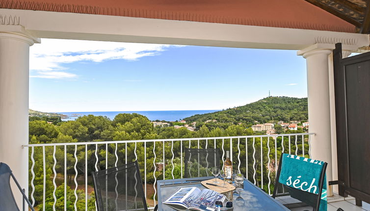 Foto 1 - Apartment mit 2 Schlafzimmern in Saint-Raphaël mit schwimmbad und garten