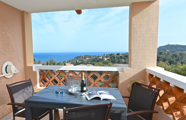 Appartamento con 1 camera da letto a Saint-Raphaël con piscina e giardino - Foto 22