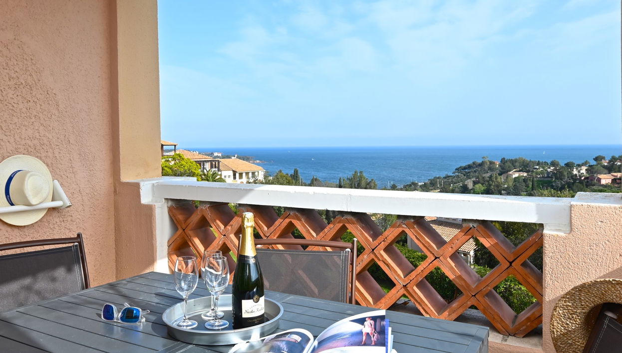 Appartamento con 1 camera da letto a Saint-Raphaël con piscina e giardino - Foto 1