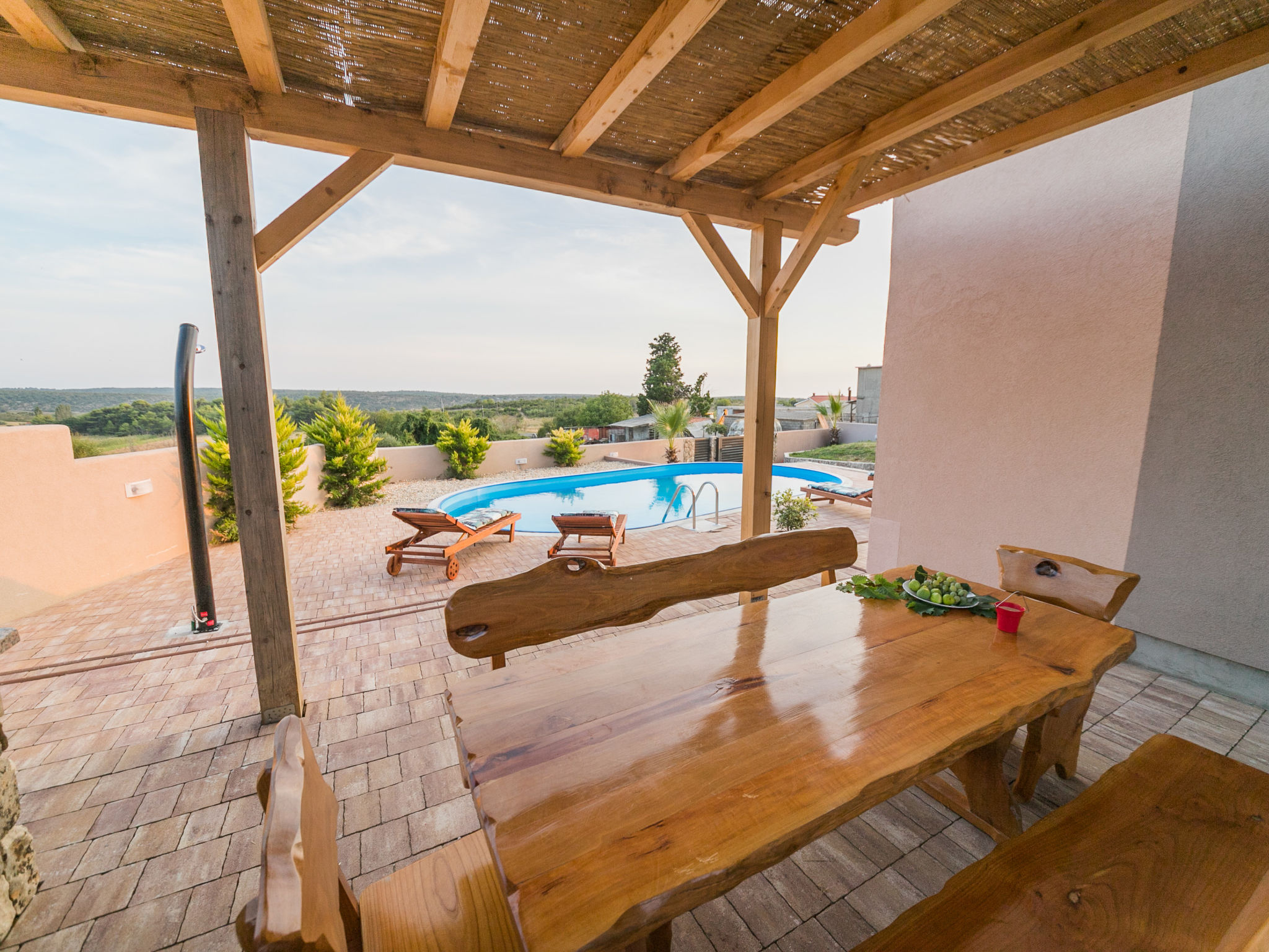 Foto 28 - Casa con 2 camere da letto a Ražanac con piscina privata e vista mare