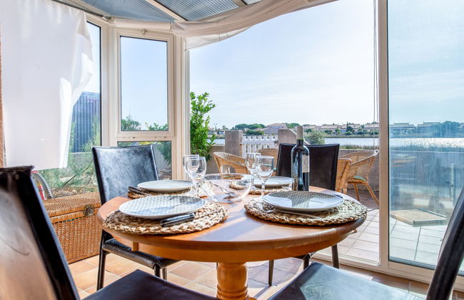 Casa de 1 quarto em Gruissan com jardim e terraço - Foto 1