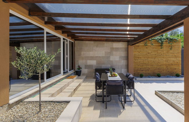 Casa de 3 quartos em Labin com piscina privada e jardim - Foto 36
