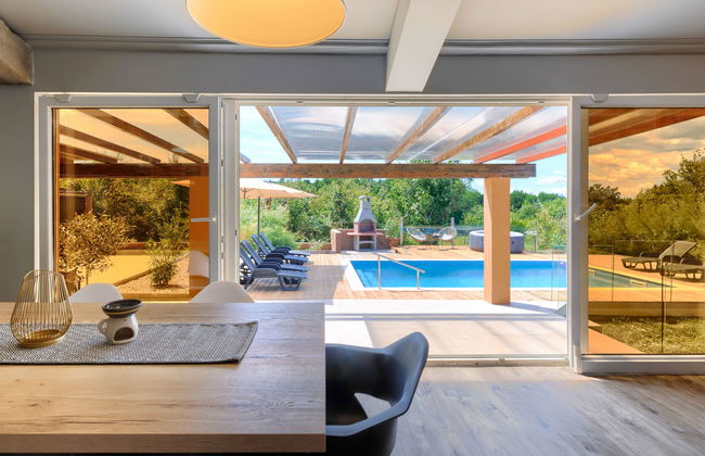 Casa de 3 quartos em Labin com piscina privada e jardim - Foto 16