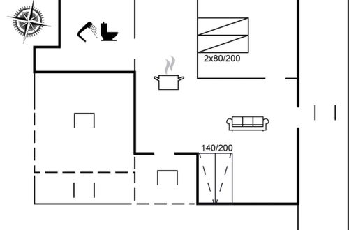 Photo 2 - Maison de 1 chambre à Munkebo avec terrasse