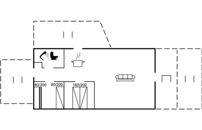 Casa de 2 quartos em Hasle com piscina e terraço - Foto 2