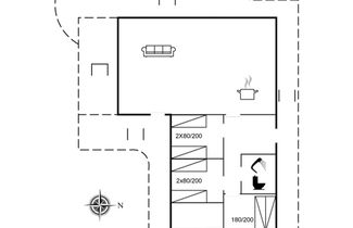 Foto 2 - Casa de 3 quartos em Rømø com terraço