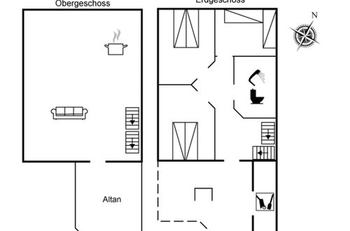Foto 2 - Apartment mit 3 Schlafzimmern in Løkken mit terrasse