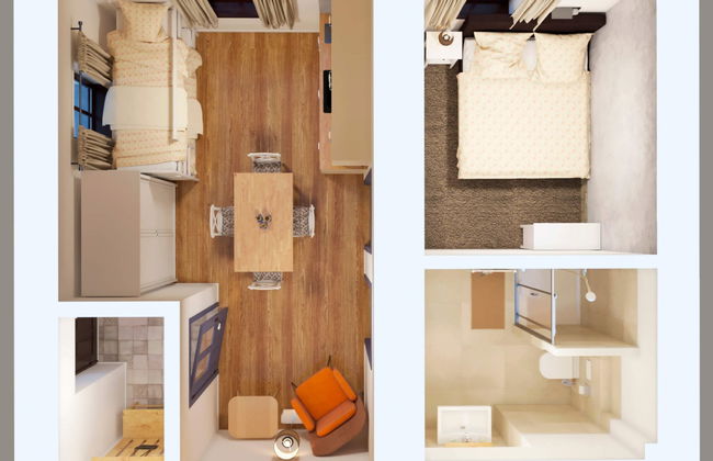 Apartamento de 2 quartos em Arnoltice com jardim e terraço - Foto 12