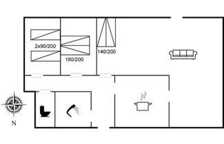 Foto 2 - Apartamento de 2 quartos em Hirtshals com terraço