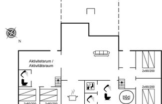 Foto 2 - Casa de 4 quartos em Løkken com terraço e sauna