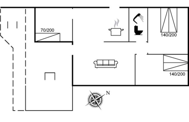Haus mit 3 Schlafzimmern in Bjert mit terrasse - Foto 2