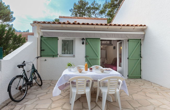 Casa de 1 quarto em Les Mathes com jardim e terraço - Foto 1