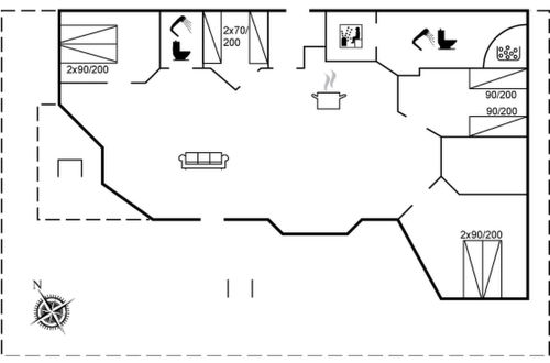 Foto 24 - Casa con 4 camere da letto a Rømø con terrazza e sauna