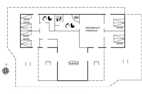 Foto 28 - Casa de 4 quartos em Blokhus com terraço e sauna