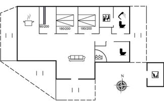 Foto 2 - Casa de 3 quartos em Rømø com terraço e sauna