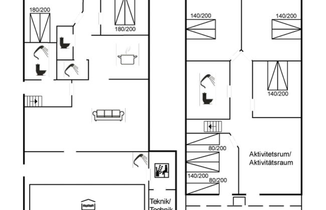 Haus mit 6 Schlafzimmern in Vejers Strand mit privater pool und terrasse - Foto 2