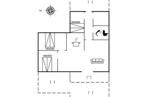 Foto 2 - Casa de 3 quartos em Rømø com terraço